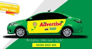 quy định quảng cáo trên xe taxi